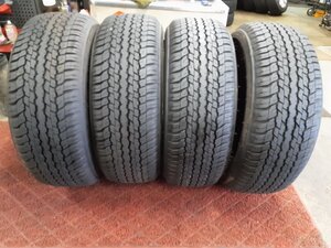 DF6571■265/60R18 110H　4本価格　DUNLOP GRAND TREK PT　送料無料 夏 ’23年 新車外し？ 10分山位 ランクル プラド パジェロ ベンツ G