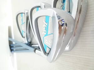 貴重なレディース!!! ◆◆ 良品 ブリヂストン TOUR B JGR AiR Speeder Lフレックス ◆◆ 7#-Pw 4本セット