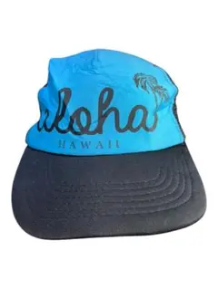 Aloha Hawaii キャップ 青と黒 (2)