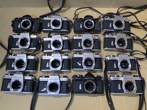 【16個】ペンタックス PENTAX SPF ×4個/SPII ×1個/SP ×11個/フィルムカメラ ボディ 動作未確認 まとめて ジャンク セット まとめ (546)