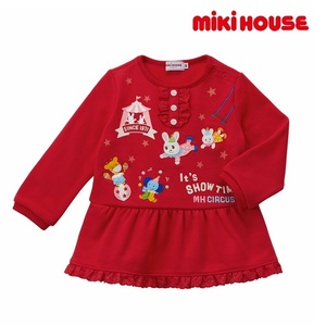 即決です！【ミキハウス】新品未使用♪mikihouse 90cm 85cm～95cm Ａライントレーナー ベビー服 キッズ 子供服 女の子 お出かけ プレゼント