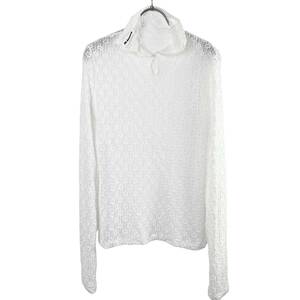 JILSANDER(ジルサンダー) Seethrough Flower Pattern Longsleeve T Shirt (white)