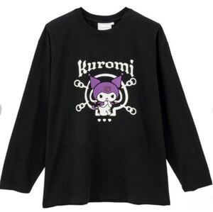 新品　クロミ　ラインストーン　ロンT　黒　Mサイズ　Tシャツ　クロミちゃん　長袖　サンリオ　マイメロディ　インナーに　ゆったりサイズ