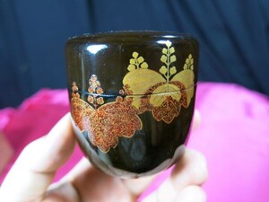 B　桐紋蒔絵棗　江戸時代 漆工　茶器　お茶会　抹茶　漆器