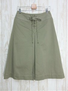 RALPH LAUREN//ラルフローレン：スカート コットン レースアップ サイズ7/レディース/婦人/中古/USED