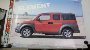 ★希少★ HONDA「エレメント/ELEMENT」2.4L DOHC i-VTEC 4WD 新車ポスター 特大/2003年/サイズ 約73×103cm/ホンダ 自動車ポスター　10