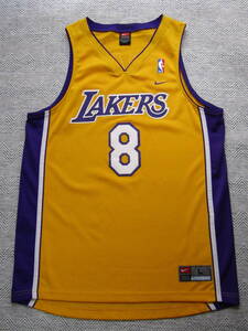 ■美品 NBA LAKERS コービー・ブライアント BRYANT #8 ロサンゼルス・レイカーズ NIKE ナイキ製　ユニフォーム　バスケ ゲームシャツ