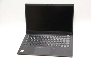 m706. Lenovo / ThinkPad X1 Carbon / 20UACTO1WW / Core i7-10世代 / メモリ不明 / SSDなし / 通電確認・ジャンク