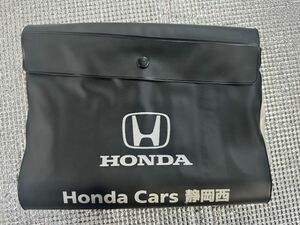 ホンダ カーズ　HONDA Cars　ロゴ入り　車検証　ケース　入れ　黒　ブラック　Black　No.10031