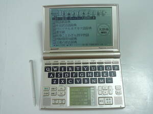 SHARP シャープ Papyrus PW-AT780 電子辞書★動作品 