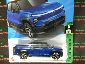 即決☆☆SILVERADO EV RST HW GREEN SPEED シルバラード　ホットウィール Hot Wheels