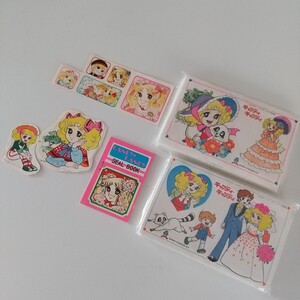 昭和　レトロ　キャンディキャンディ 　シール　ポケットティッシュ 