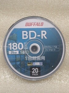 新品 バッファロー ブルーレイディスク BD-R 1回録画用 25GB 20枚 ケース破損 スピンドル 片面1層 1-6倍速 ホワイトレーベル 録画 Blu-ray