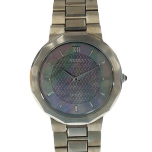 1円スタート SEIKO セイコー DOLCE ドルチェ 4M21-0C00 AGS オートクォーツ デイト ブルーシェル文字盤 メンズ 腕時計 現状不動