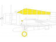 新品塗料・工具 1/48 TBD-1 Tフェース 両面塗装マスクシール (ホビーボス用) [EDUEX1047]