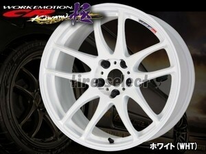 1本価格 要納期確認 WORK EMOTION CR kiwami 18x9.5J WHT□送料込2本は69400円/4本は138800円 ワーク エモーション CR極 5 【wecrkw】