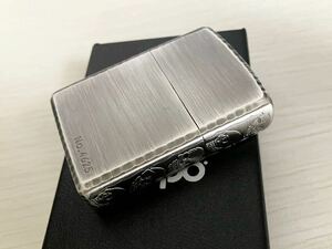 現品限り ZIPPO アーマー ジッポー ライター 3面加工 スカル ドクロ シルバー シリアルナンバー入 骸骨 armor オイルライター