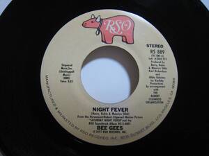 【7”】 BEE GEES / NIGHT FEVER US盤 ビー・ジーズ 恋のナイト・フィーヴァー