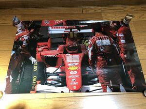 ●新品ポスター● ミハエル・シューマッハ　フェラーリ 248F1●F1GP●2006年イギリスGP