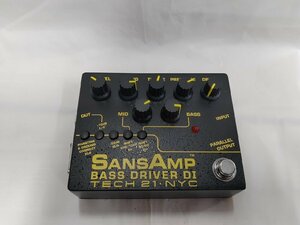 【中古 通電・動作確認済】SANSAMP BASS DRIVER DI サンズアンプ TECH21 エフェクター ベース 音楽