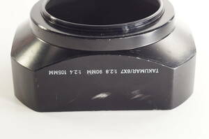 影QG【並品 送料無料】PENTAX TAKUMAR 6X7 2.8 90MM 2.4 105MM 6X7 90mm F2.8 6X7 105mm F2.4金属製の角型レンズフード