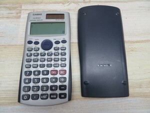 ★CASIO fx-991ES スタンダード関数電卓 カシオ カバー付き 動作品 96456★！！