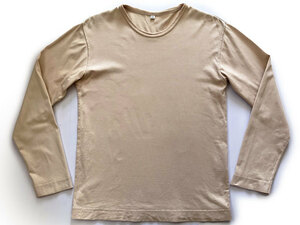 ★MUJI 無印良品 綿100% コットン Long Sleeve T-shirt 長袖 Tシャツ★