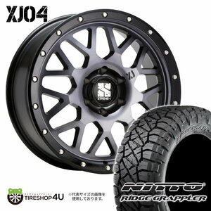 4本セット XTREME-J XJ04 20x8.5J 6/139.7 +48 GBM ニットー リッジグラップラー RIDGEGRAPPLER 275/55R20 BL ランドクルーザー300系