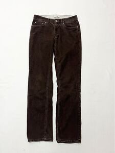 Acne Jeans アクネ ジーンズ MIC BROWN CORD スリム ストレート コーデュロイパンツ 