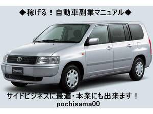 ◎リスクなく車で副業マニュアル◎おこづかい激増！　本業にも