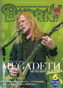 BURRN!★2020年6月号★特集 : MEGADETH・他