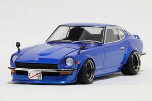 1/24 タミヤ　S30Z　CR01 ブルメタ　完成品　フェアレディ　240Z　ストリートカスタム