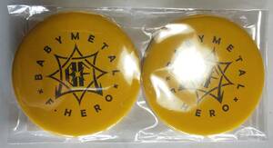 新品未開封 F.HERO x BABYMETAL コラボスクラッチ E賞 マグネット YELLOW（2個セット） ベビーメタル ベビメタ タイ人ラッパー