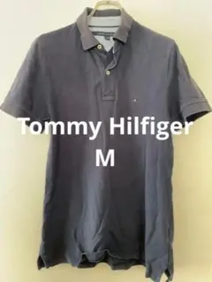 Tommy Hilfiger トミー ポロシャツ 半袖 ネイビー サイズM