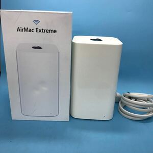 サ) [通電確認のみ]アップル Apple AriMac Extreme 無線LANルーター ベースステーション エアマックエクストリーム A1521 ME918J/A 管理M