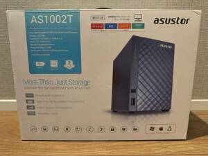 1円から中古美品 Asustor AS1002T NAS 2-bay 500GB HDDx2