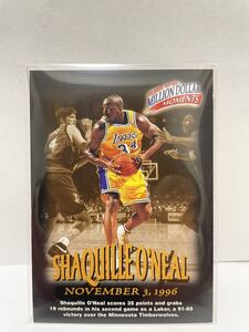 NBAカード　シャキール・オニール(シャック) SHAQUILLE O’NEAL FLEER ‘97-‘98 MILLION DOLLAR MOMENTS 19 of 50【レイカーズ時代】