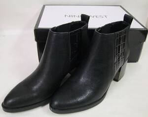 NINE　WEST　ナインウエスト☆ショートブーツ黒22cm*5M