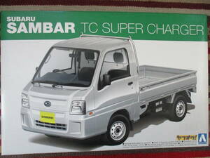 アオシマ 1/24 SUBARU スバル サンバー トラック TC スーパーチャージャー SANBAR TC SUPER CHARGER 