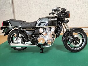 【ジャンク】タミヤ　1/6　完成品 KAWASAKI Z1300　(ミラー別保管)