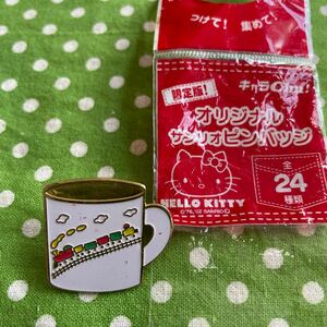 ♪ハローキティ＊オリジナル サンリオ ピンバッジ＊キャラChu！♪HELLO KITTY　レトロ