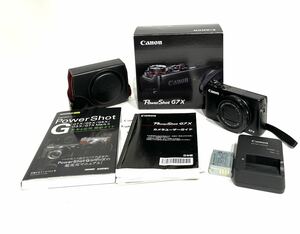 bk-969 Canon キヤノン PowerShot パワーショット G7 X コンパクトデジタルカメラ ケース 元箱付き (Y280-1)
