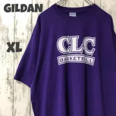 GILDAN アメリカ古着 ビッグサイズ ゆるだぼ 紫 Tシャツ XL メンズ