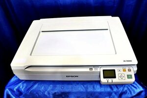 ★動作OK/スキャン枚数少217枚★EPSON/エプソン A3フラットベットドキュメントカラースキャナー★DS-50000/ネットワークパネル付★ 55095YY