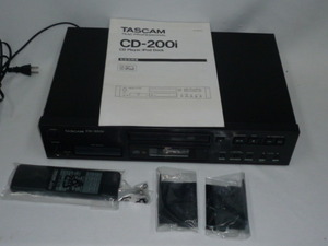 TASCAM CD-200i CDプレイヤー 動作品　取説　リモコン付き