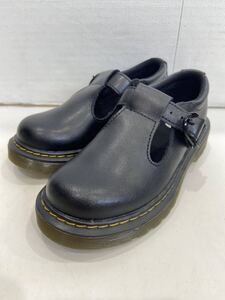 【Dr.Martin ドクターマーチン】 POLLEY.J ブラック キッズ ジュニア 子供靴 フォーマル レザー 18cm 2406oki r