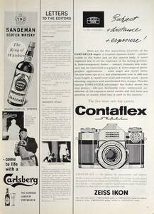 稀少・広告！1959年コンタフレックス カメラ広告/Contaflex Super Camera/Zeiss Ikon/ドイツ/C