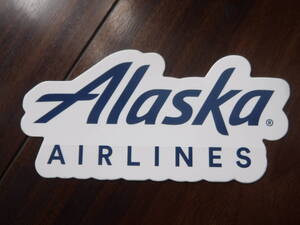 ◆◇◆新品U.S.正規品アラスカ航空【Alaska Airlines 】輸入@本物ステッカー限定出品◆◇◆送料230円～