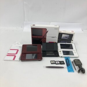 Nintendo ニンテンドー 3DS LL / DS i LL / DS Lite 本体 3点まとめ 付属品 ソフト付き【DAAD7022】