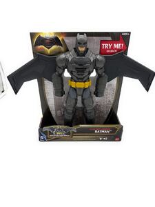 1円〜　マテル バットマンvsスーパーマンジャスティスの誕生 10インチ トーキングフィギュア エレクトロアーマー バットマン MATTEL BATMAN